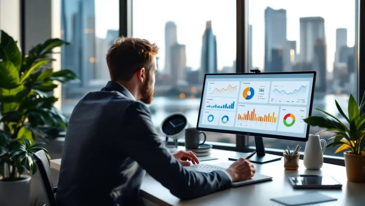Australian business owner exploring AI automation opportunities to improve workplace efficiency.